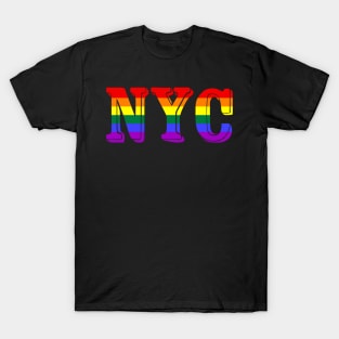 NYC Pride Rainbow Flag T-Shirt